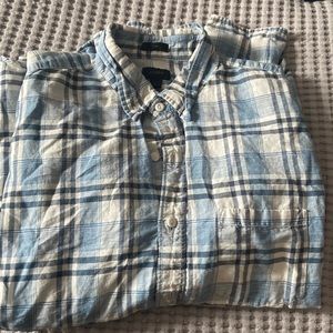 J. Crew Slim Large Baird McNutt Irish Linen Shirt